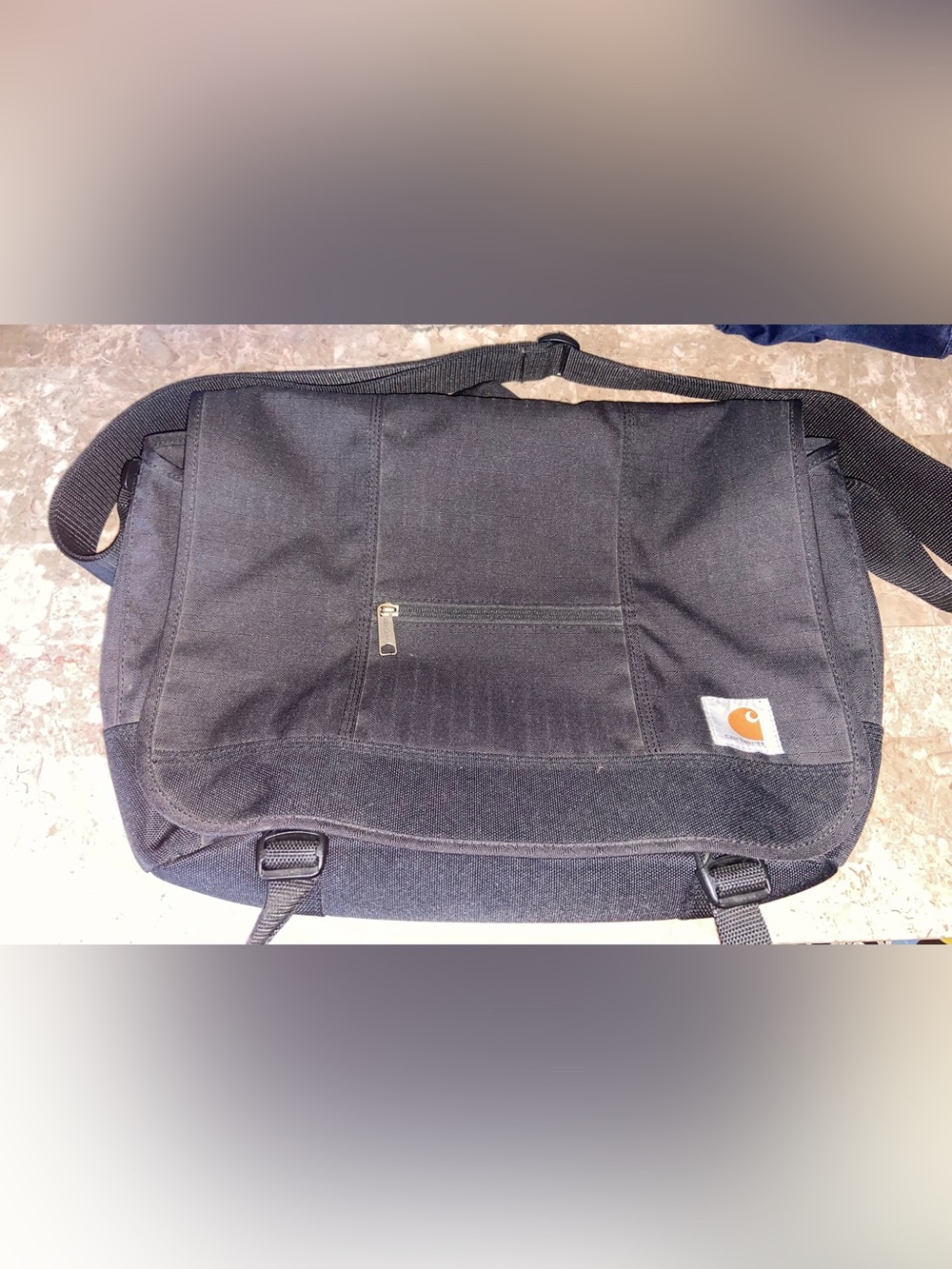 Carhartt Black Messenger Laptop Bag